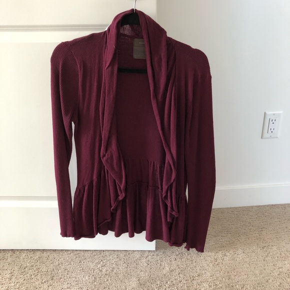 Anthropologie | Guinevere Ruffled Cardigan - Picture 2 of 5